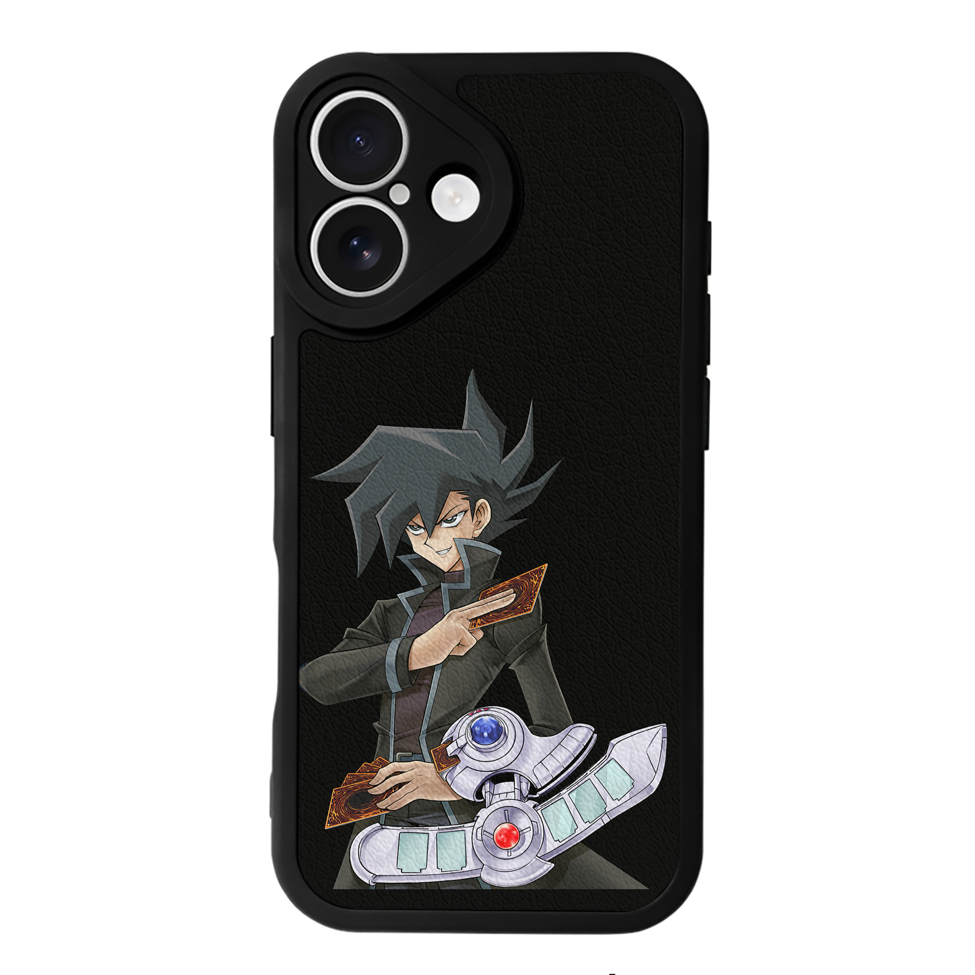 遊☆戯☆王 Yu-Gi-Oh! 【iPhone 16シリーズ対応】シリコンスマホケース（レザー調） 材質：シリコン
